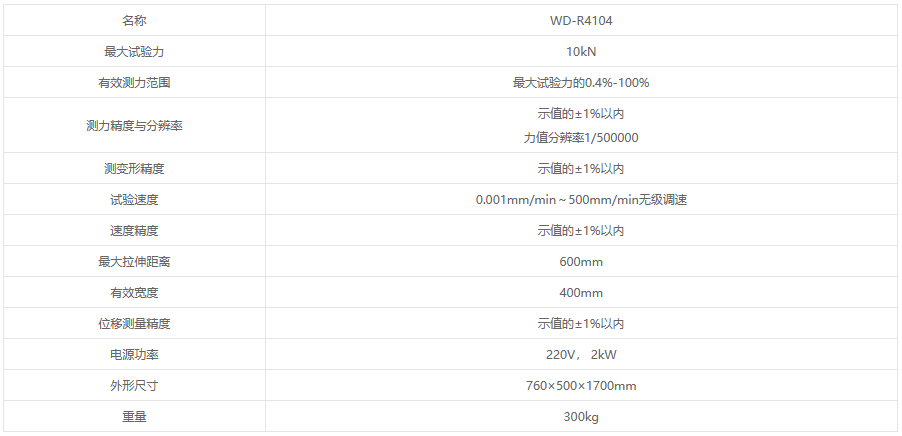 WD-R4104微机控制人造板万能试验机